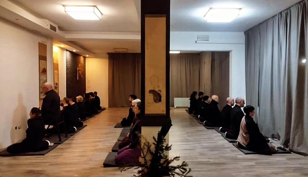 zendo - sala di meditazione zen - tempio zen unsui pesaro per evento zenkai